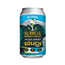 Load image into Gallery viewer, Can of Surreal Non-Alcoholic Kolsch Style. 17 Calories, Zero Sugar, 2.8 calories. 

